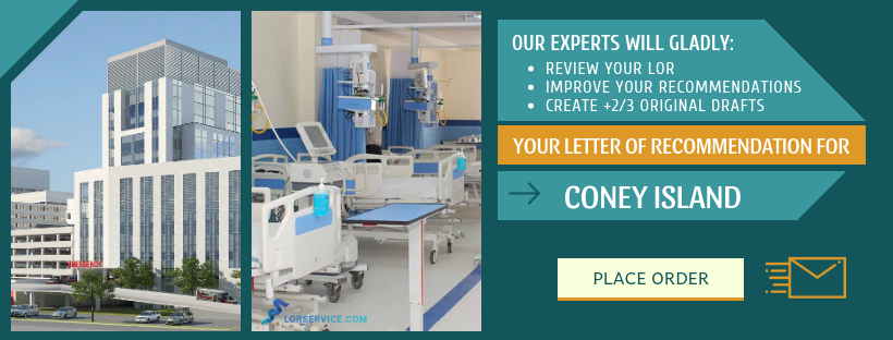 Coney Island Hospital Residency Letter of Recommendation